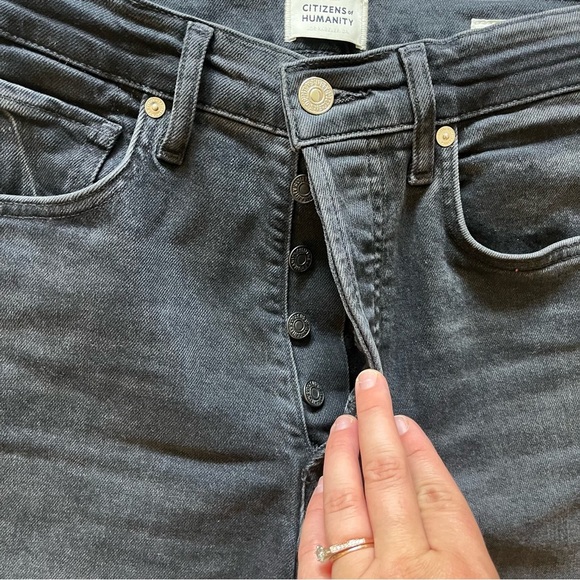 Citizens of Humanity Charlotte High Rise Straight in Frolic - Picture 5 of 8